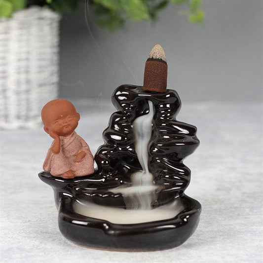 Baby Buddha Waterfall Backflow Incense Burner - Home Inspired Gifts