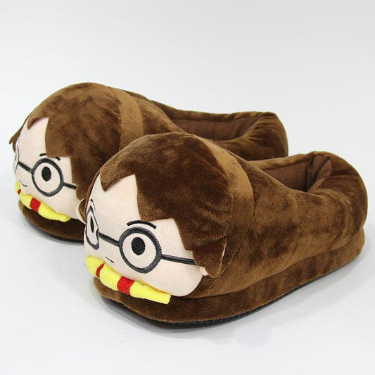 Cartoon Harry Potter Soft Plush Cotton Slippers - Home Inspired Gifts