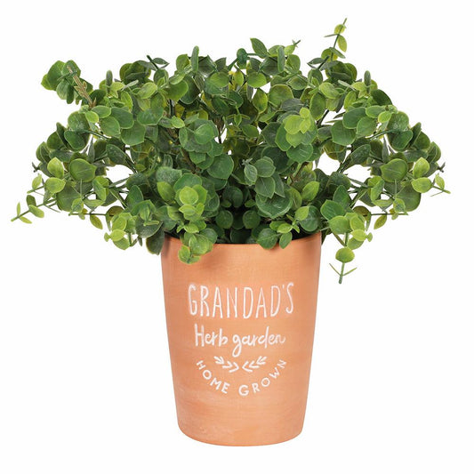 Grandad's Garden Terracotta Plant Flower Herb Pot Pot - Home Inspired Gifts