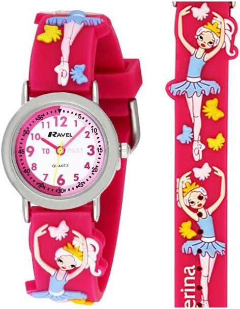 Kids 3D Ballerina Time Teacher Pink Strap Watch - Home Inspired Gifts