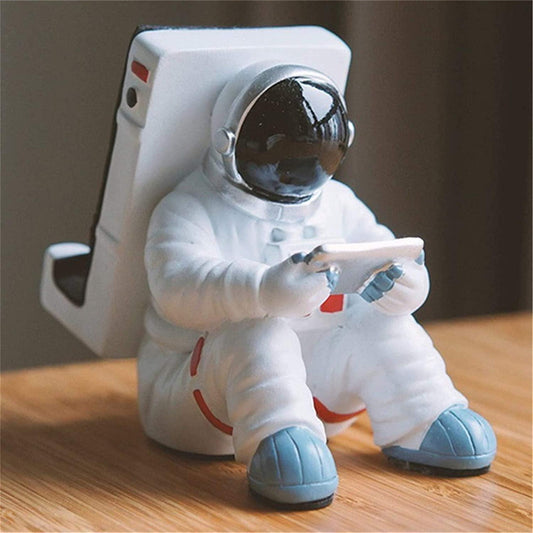 Sitting Astronaut Desktop Table Mobile Phone Stand Holder - Home Inspired Gifts
