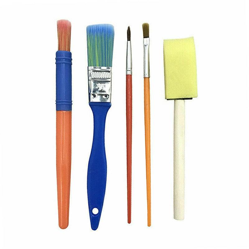 42 Piece Paint Brushes Sponge Painting Tool Set for Toy - Blue - Home Inspired Gifts