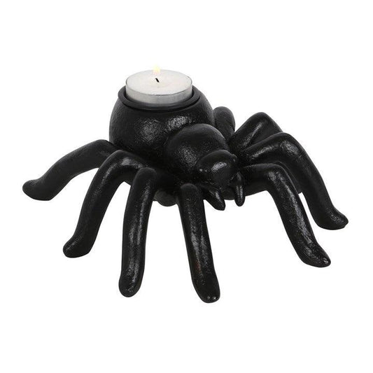 Black Spider Creepy Crawly Tealight Holder - Home Inspired Gifts