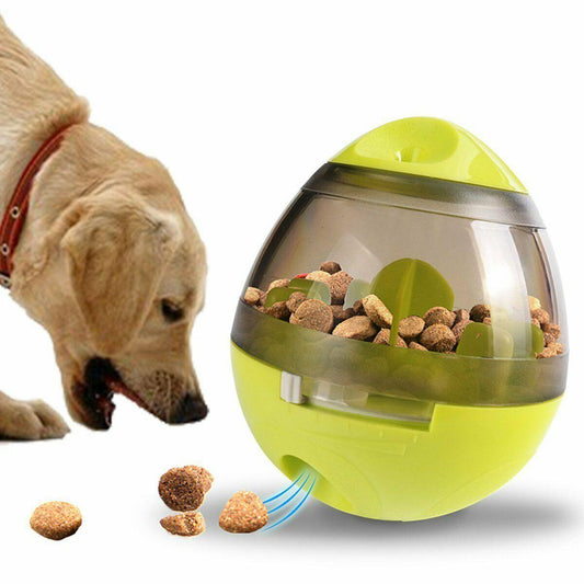 Dog Food Treats Dispensing Boredom Breaker Toy Bowl Feeding Ball - Home Inspired Gifts