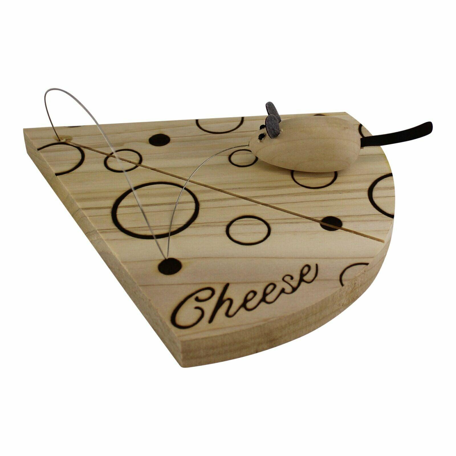 Handcrafted Cheese Board With Wire And Mouse Cutter - Home Inspired Gifts