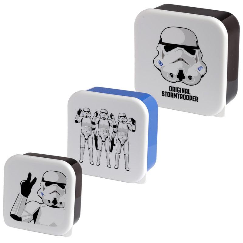 The Original Stormtrooper Set of 3 Plastic Lunch Boxes (M/L/XL) - Home Inspired Gifts