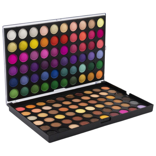LaRoc 120 Colours Eyeshadow Makeup Palette Bright Natural Fusion Set - Home Inspired Gifts