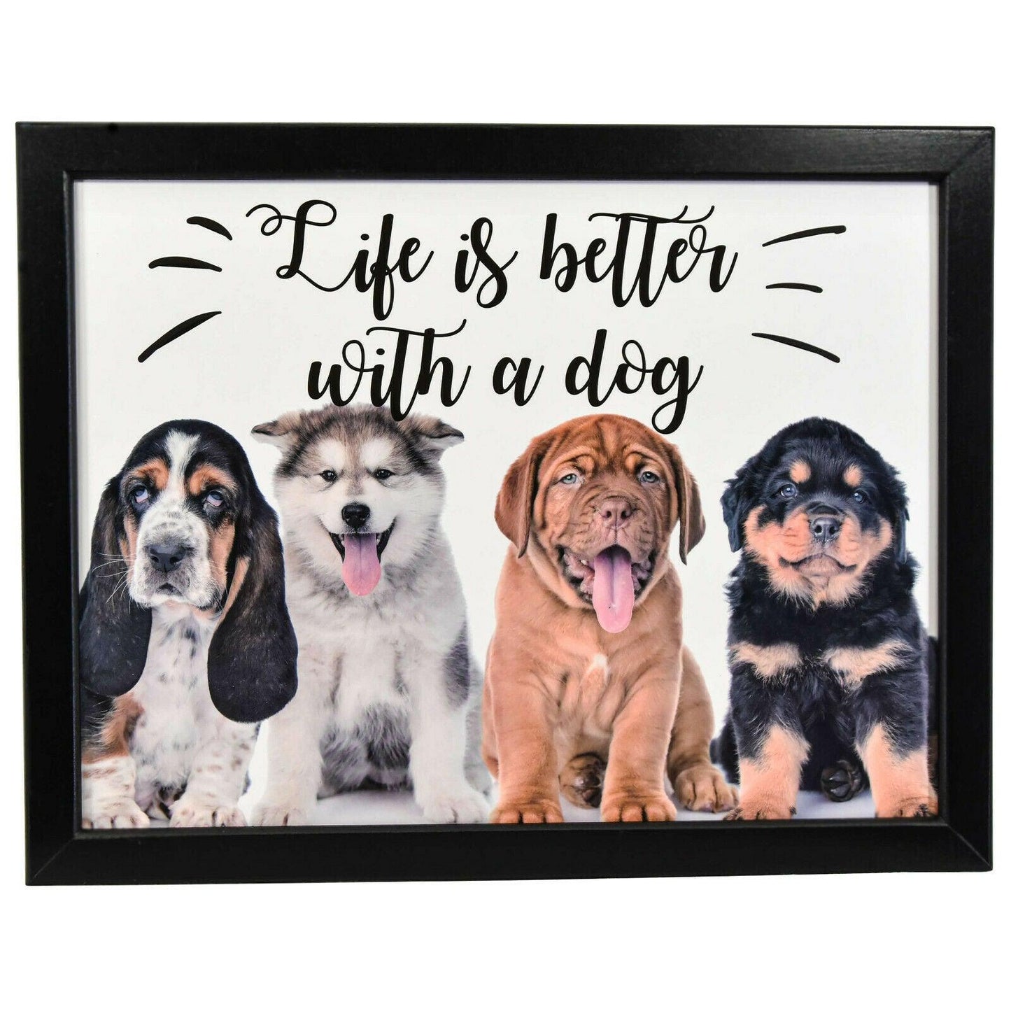 Large Wooden Soft Padded Cushioned Lap Dinner Food Tray - Animal Designs - Home Inspired Gifts