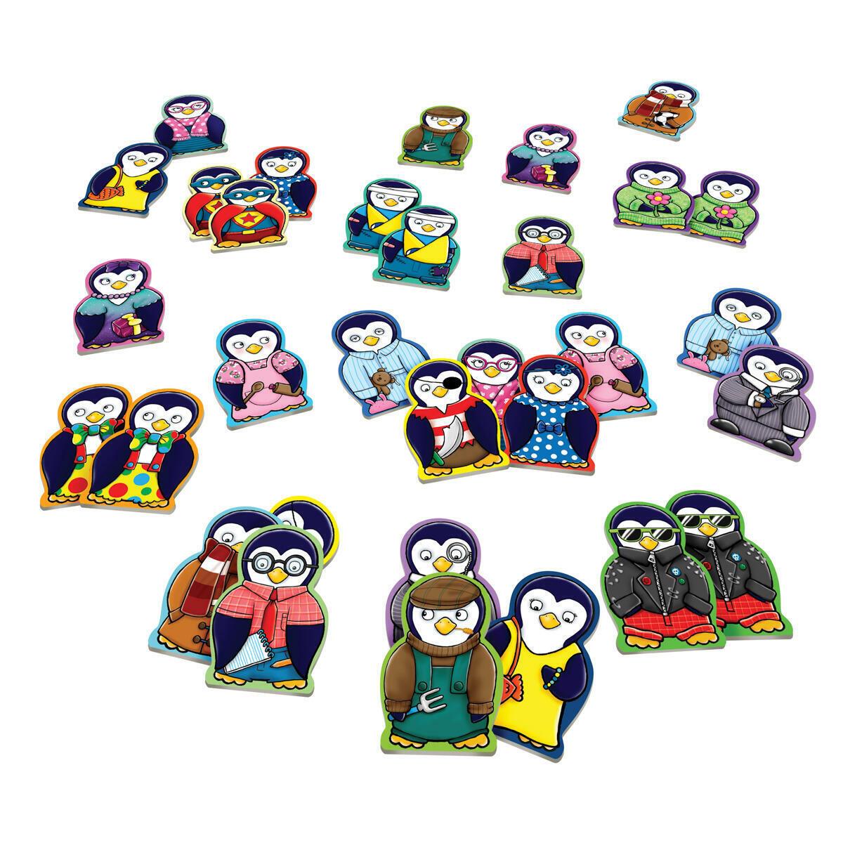 Penguin Pairs Mini Game Kids Fun Matching Travel Activity - Home Inspired Gifts