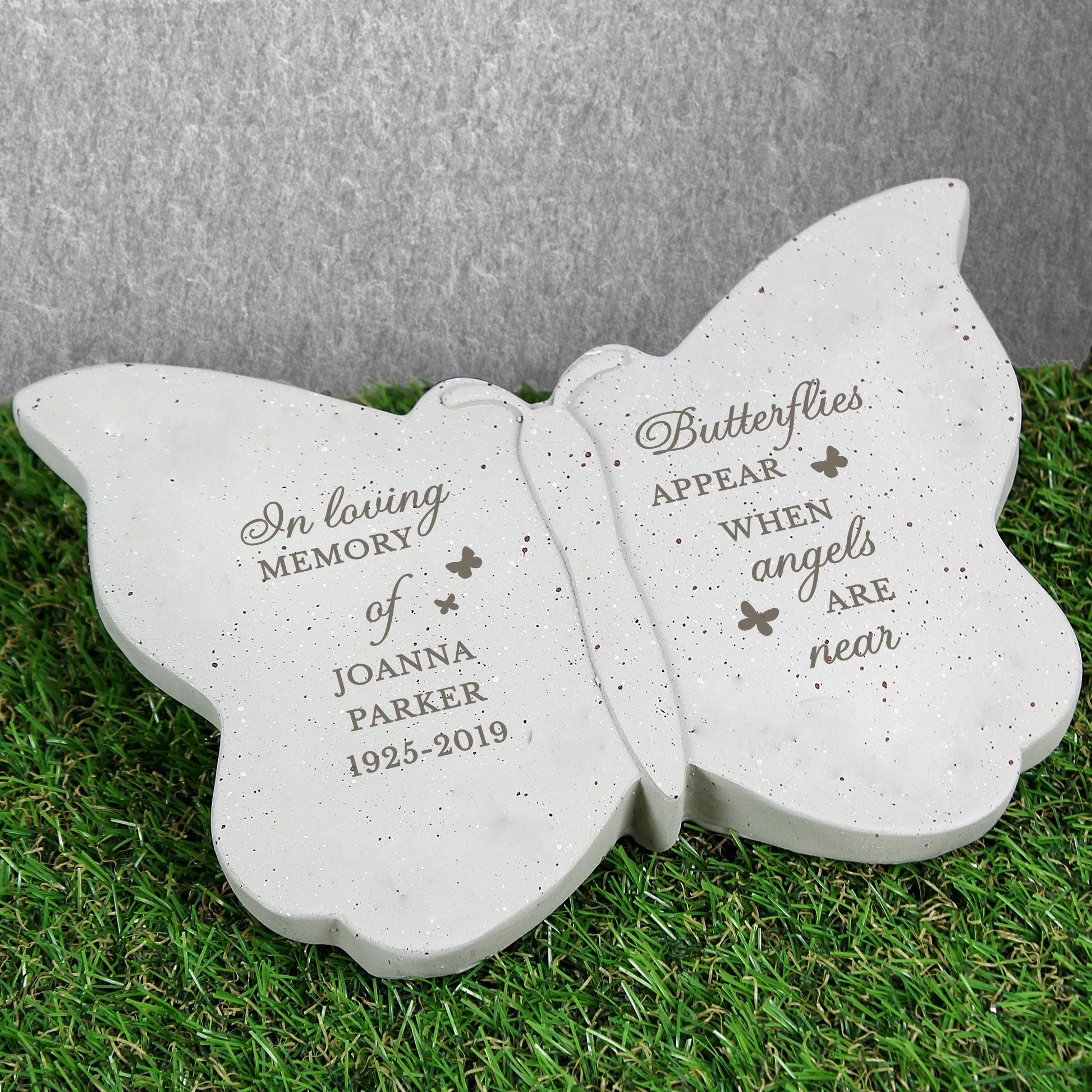 Personalised Butterflies Appear When..Memorial Butterfly Graveside Plaque - Home Inspired Gifts