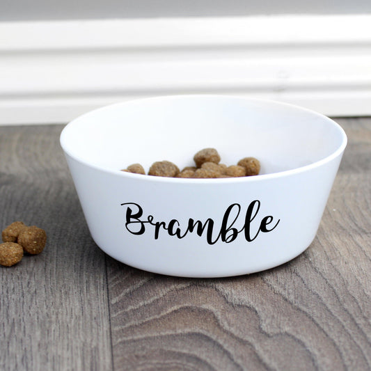 Personalised Name 12cm Pet Cat Food Water Bowl - Home Inspired Gifts