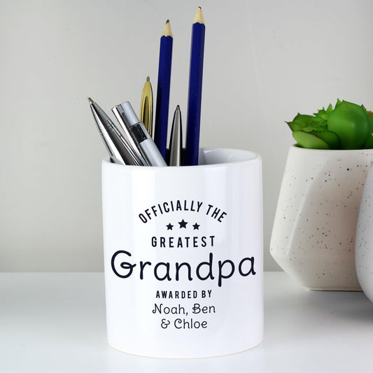 Personalised Officially The Greatest Ceramic Storage Pot Gift - Home Inspired Gifts