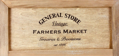 Rustic Vintage General Store Wall Blackboard Chalk Message Board - Home Inspired Gifts