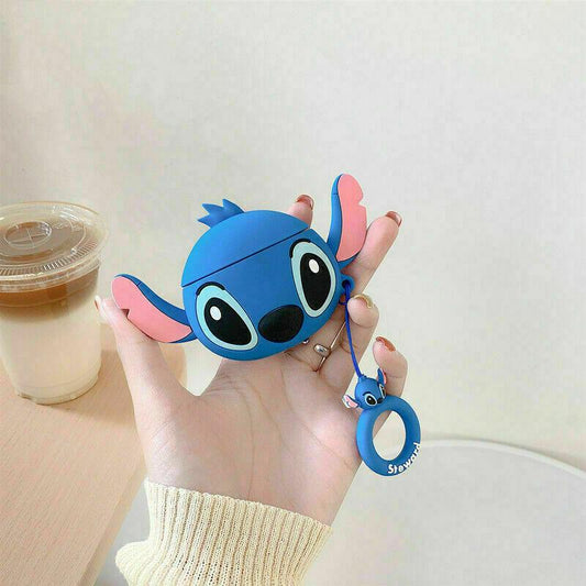 Stitch Design AirPods 1 2 Pro Silicone Protective 360 Case - Home Inspired Gifts