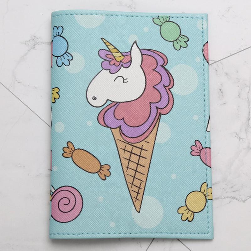 Unicorn Rainbow Passport Cover Travel ID Ticket Card Holder - Home Inspired Gifts