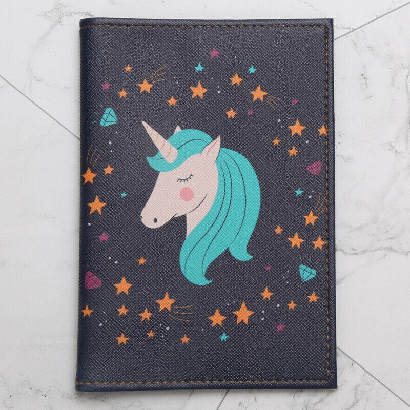 Unicorn Rainbow Passport Cover Travel ID Ticket Card Holder - Home Inspired Gifts