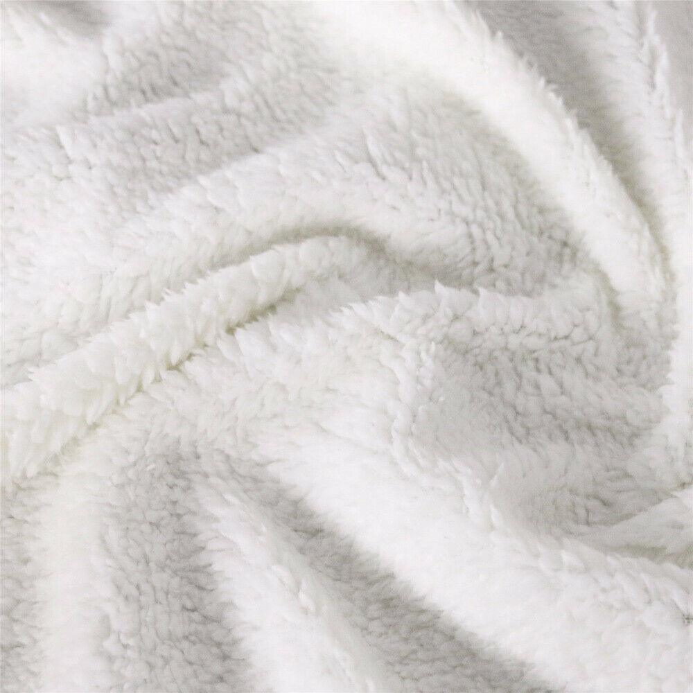 Warm Soft Fleece Blanket Purple Throw - Nightmare Before Christmas - Home Inspired Gifts