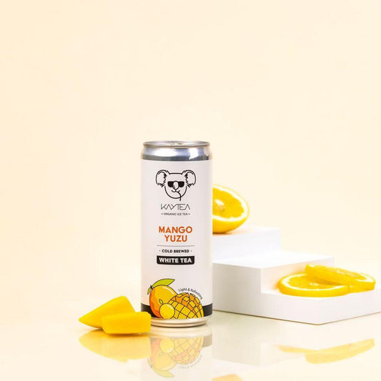 Mango Yuzu Organic White Ice Tea, Kaytea (12 x 330ml) - Home Inspired Gifts