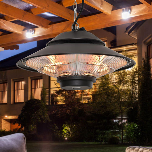 1500W Electric Ceiling Mounted Patio Garden Heater with Remote Control - Home Inspired Gifts