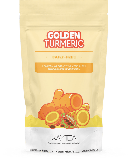 Golden Turmeric Latte Powder, Dairy Free - Vegan, Kaytea (100g) - Home Inspired Gifts