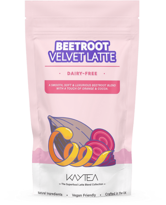 Beetroot Velvet Latte Powder, Dairy Free - Vegan, Kaytea (100g) - Home Inspired Gifts