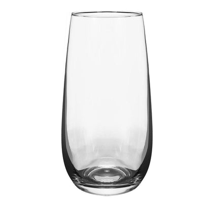 Set of 6 Traditional Esteem Highball Glass Tumblers - 490ml Highball Long Drink - Home Inspired Gifts