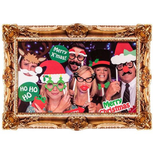 Christmas Party Fun Photobooth Props Selfie Frame - Home Inspired Gifts
