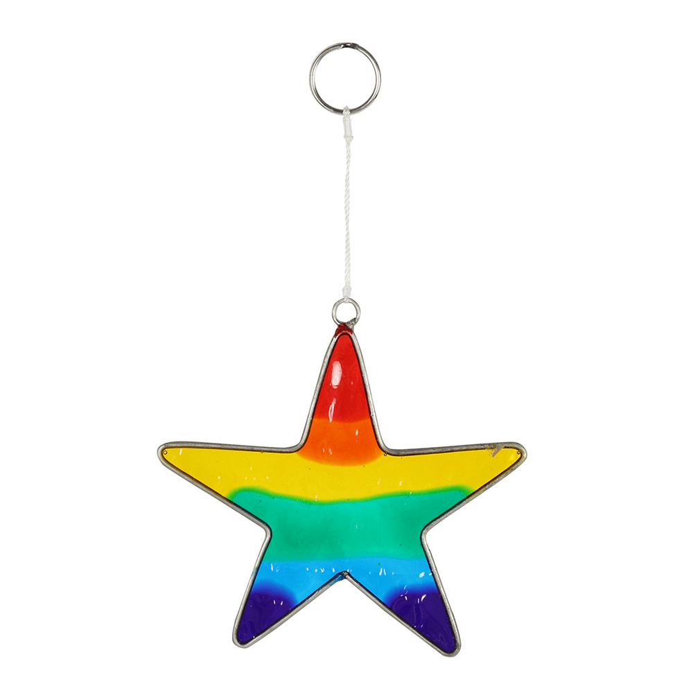Rainbow Star Suncatcher Garden Decoration - Home Inspired Gifts